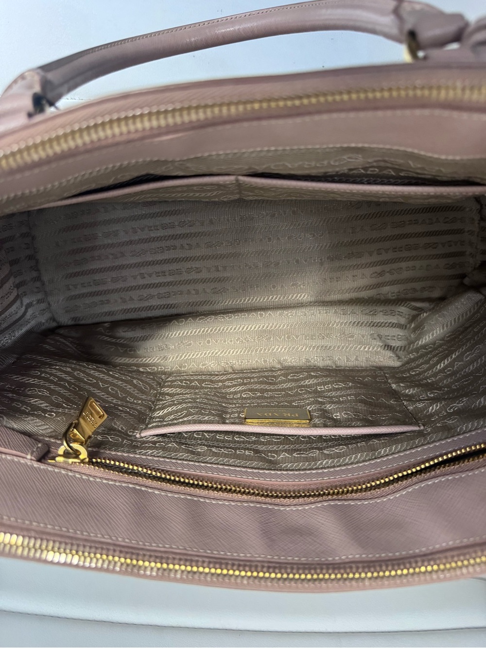 Prada Saffiano Galleria Tote in Dusty Rose - Picture 10 of 14